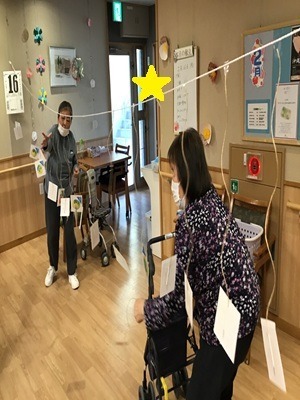 野の花～❀柿取りレク実施❀～