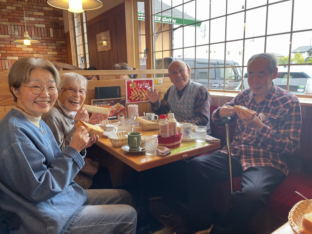 コメダ珈琲モーニング　1日目