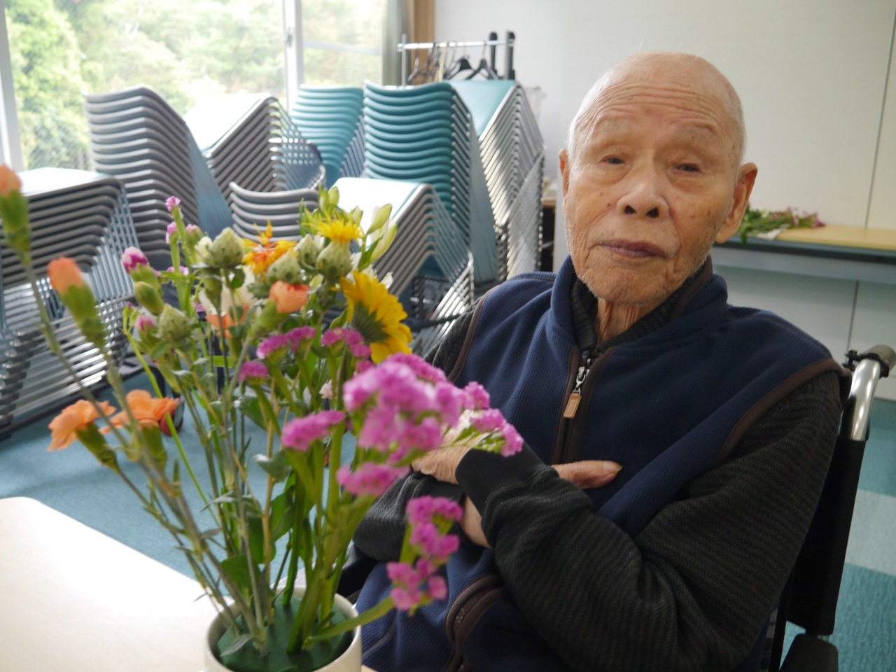 きらめきの街　西ユニット　フラワーアレンジメント