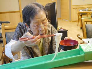 ショートステイ野の花　流し素麺