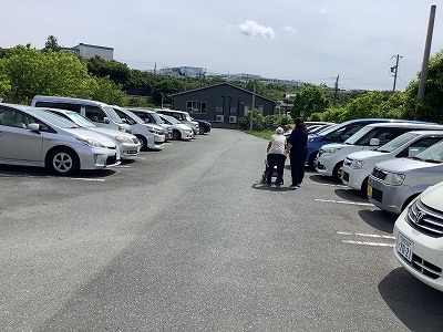 散歩へ行きました。