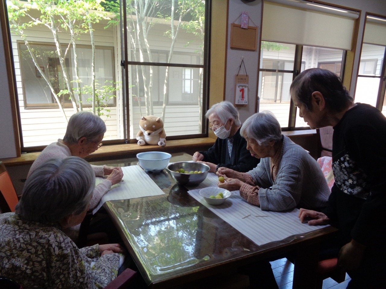 梅シロップ作り☆花みずき幸館☆