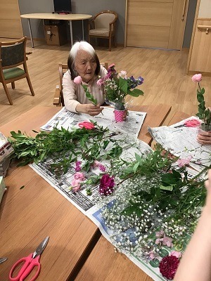 野の花～❀生け花行いました❀～
