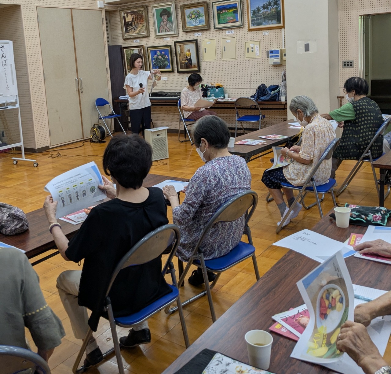野菜の摂取量・血流測定・骨密度の測定会