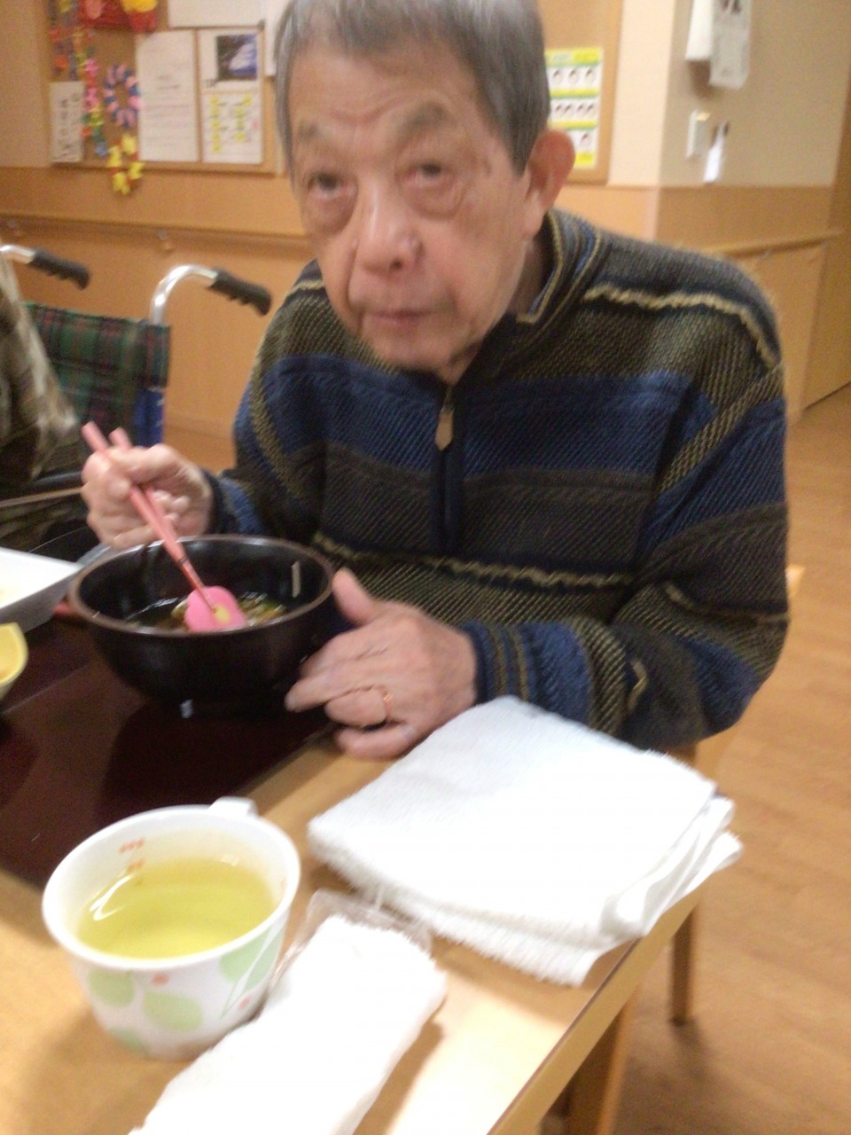 ケアレジデンス東山　年越しそばを頂きました