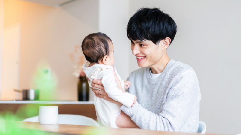 男性の育児休暇取得